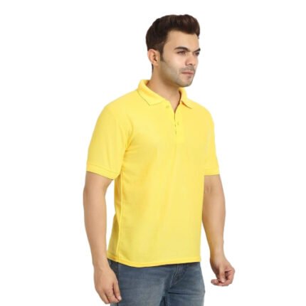 Men Top Wear Formal Shirts Tshirt Yellow Tshirt 1