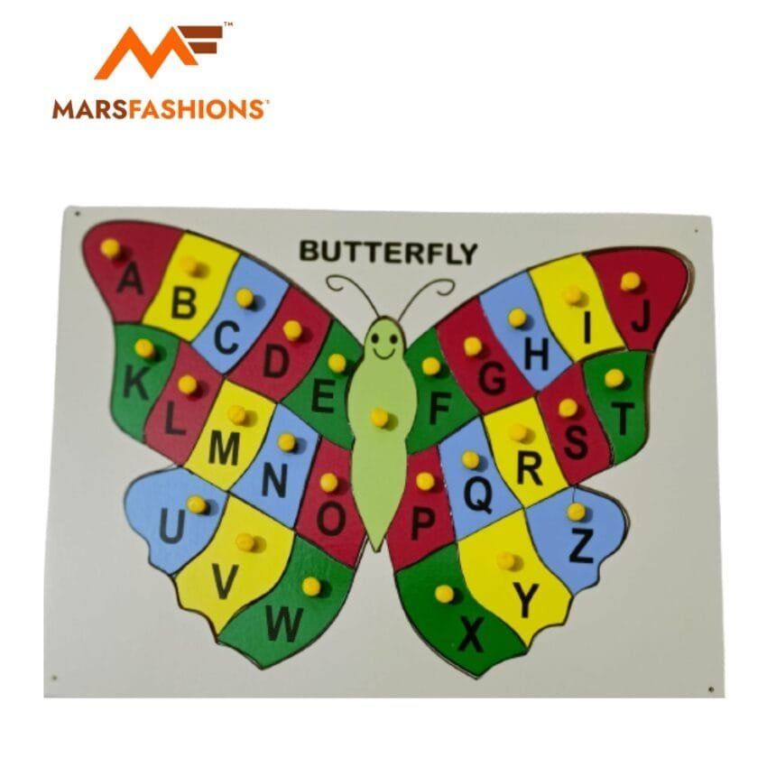 Butterfly Alphabet ABCD Puzzle Toy for Kids with 2 & 3 years