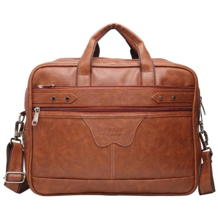 synthetic leather laptop bag,