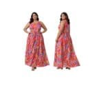 Mars Gown Ghanderi silk Pink